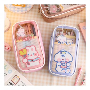 Lapicera Kawaii Transparente
