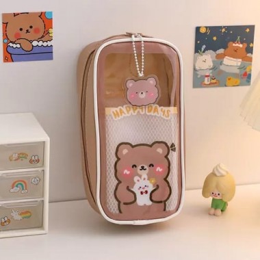 Lapicera Kawaii Transparente
