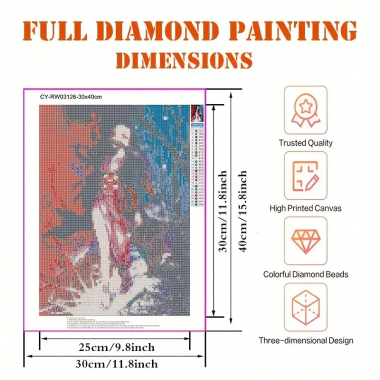 Pintura Anime de Diamantes (Demon Slayer)
