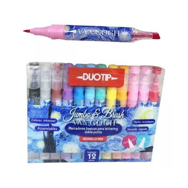 Lettering Brush V.Gogh Set-12