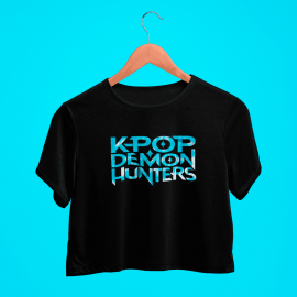 Crop Top Oversize - "Kpop Demon Hunters"