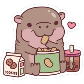 Stickers Moo Deng